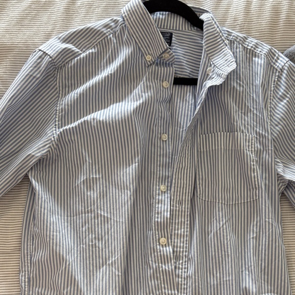 GAP Other - GAP Men's White and Blue Striped Button Down Shirt
